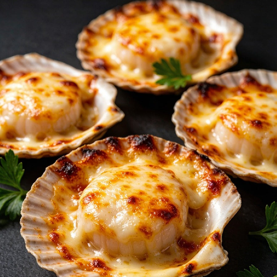 Live Scallops in Shell — view 1