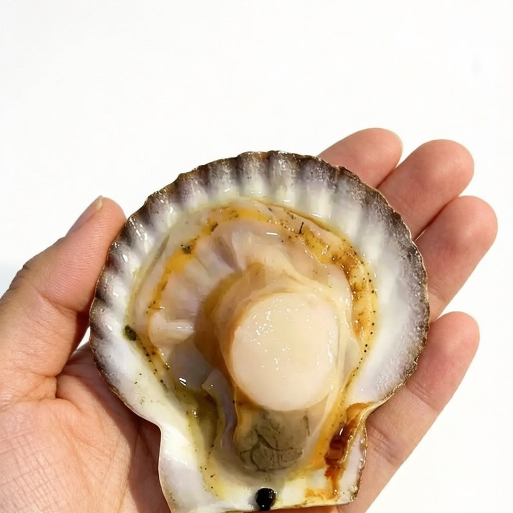 Live Scallops in Shell — view 3