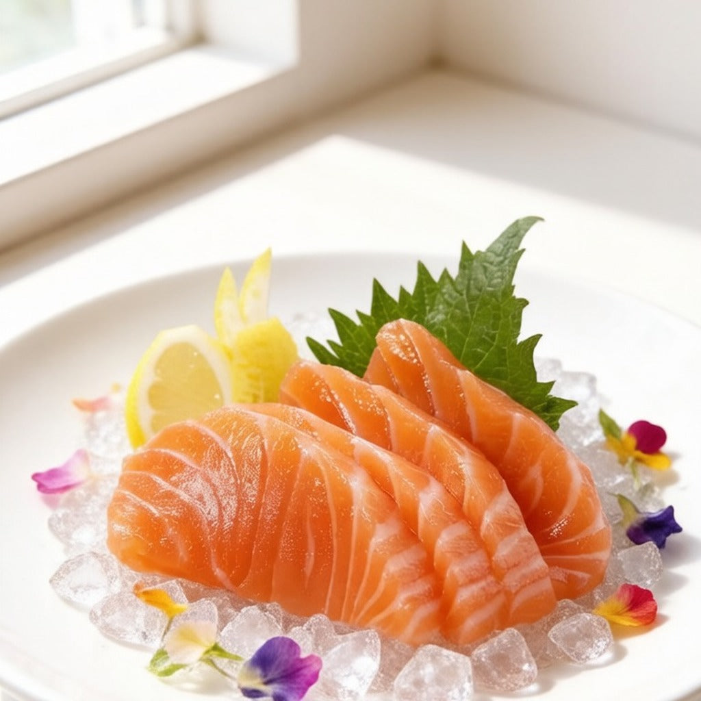 Norwegian Salmon Sashimi — view 1